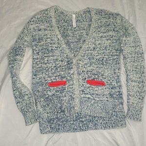 Sweater aeropostale sice S/P white & blue.